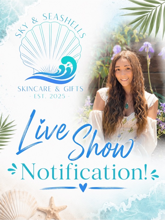 Sky & Seashells Other - Live Show Flyer/Tag List! 🌊🏄‍♀️🏝️🐚☀️